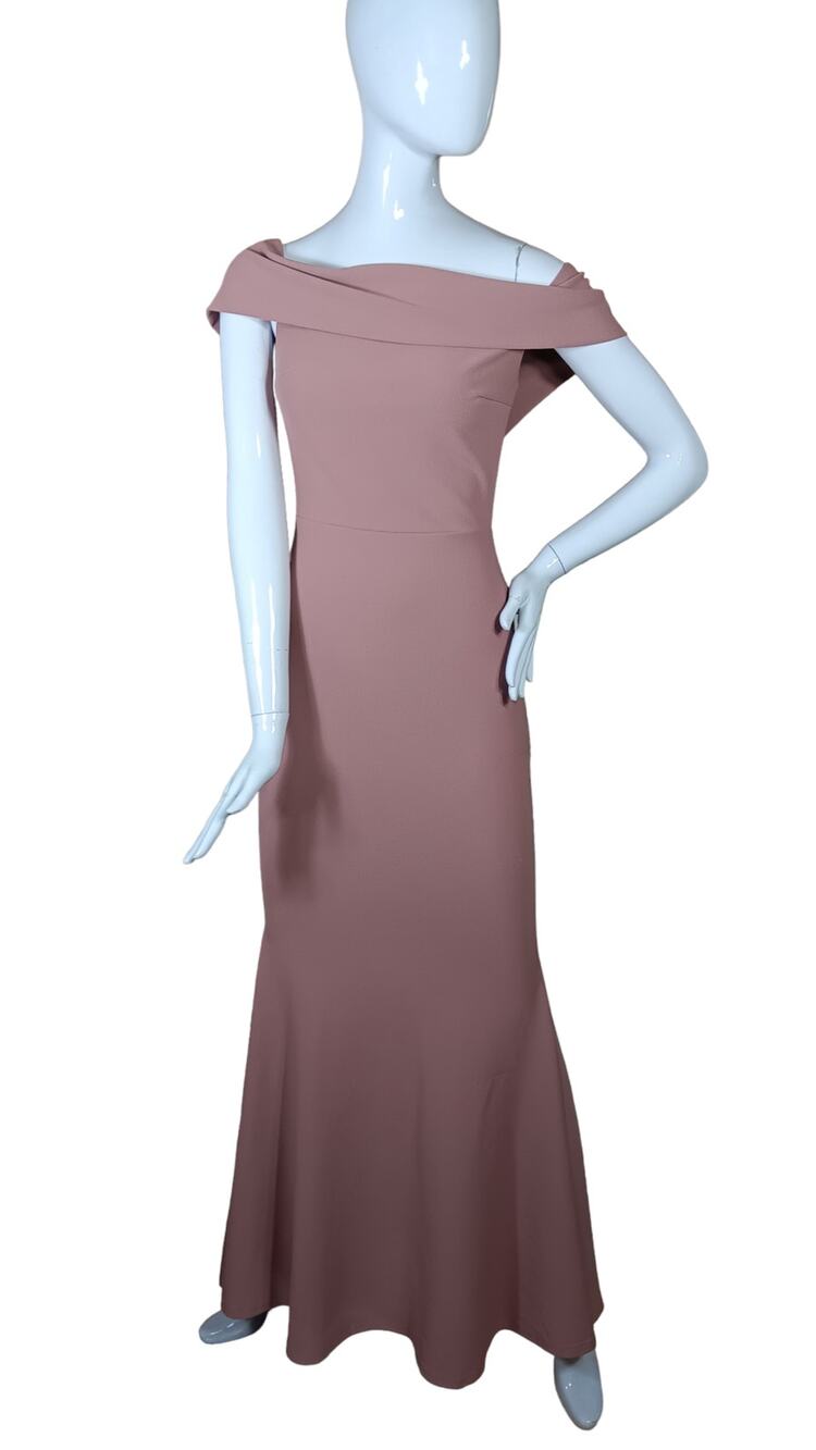 Windsor Party Dress Size Small Dusty Rose Maxi Off Shoulders